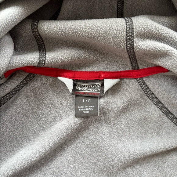 Outdoor Research Mens Charcoal Hoodie Full Zip - Picture 4 of 5